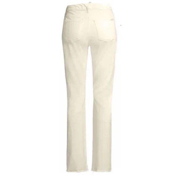 Jen7 by 7 For All Mankind Off White Slim Bootcut Jeans Size 18 - Picture 14 of 14